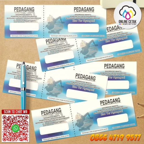 Siap Cetak Tiket Kupon Voucher Karcis Murah Mudah Dan Cepat Bisa Dikirim Ke Pegunungan